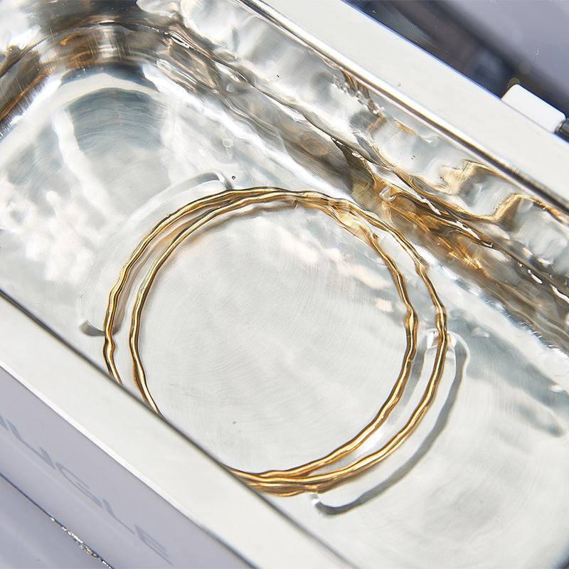 50 Вт Ультразвуковая чистящая машина Высокочастотная ультразвуковая стиральная машина Ультразвуковой очиститель для стеклянных ювелирных изделий