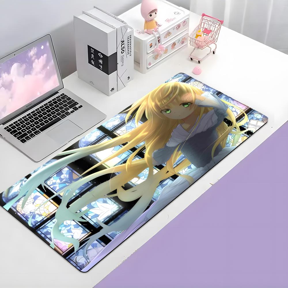 Cute Mysterious Anime Ggosick Mouse Pad Large Gaming Mousepad With Thick Stitched Edge Nonslip Desk Mat