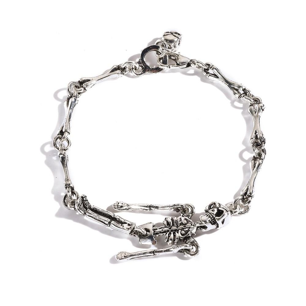 Trendy Alloy Skull Hand Jewelry For Ladies Halloween Costume Accessory