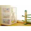 SankoPlastic Elpis 3-Tier Small Item Storage, 25.2cm Wide x 35cm Deep x 41.2cm High, White