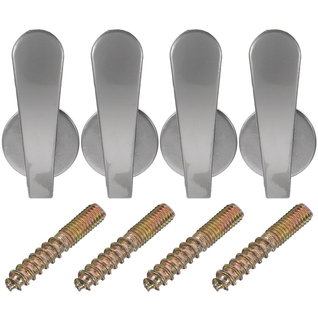 4Pcs Wall Mounted Curtain Holdbacks Zinc Alloy Metal Tiebacks for Living Room Bedroom Drapery Hooks Decorative Curtain Holders