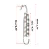 Motoforti 2Pcs 4Pcs 6Pcs 43mm 58mm Muffler Exhaust Pipe Spring for Motorcycle Universal Stainless Steel Silver Tone