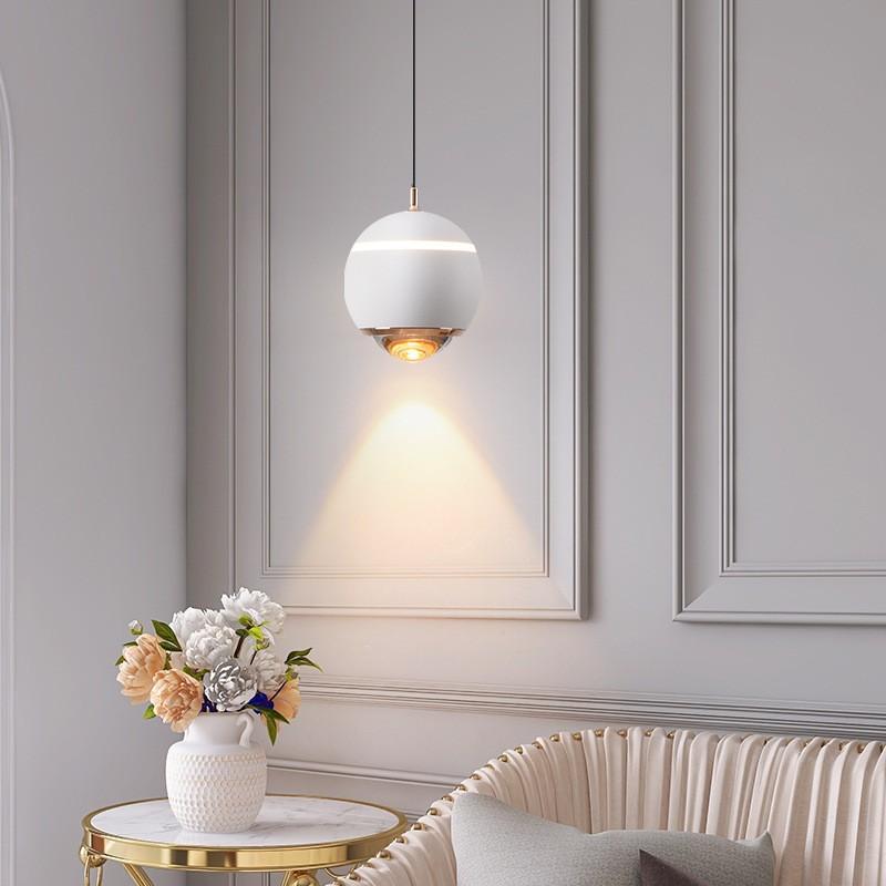 Спальня, прикроватная люстра, минималистский ресторан, бар, кабинет, подвесная линейная лампа, современная простая сетчатая красная шарообразная подъемная маленькая люстра