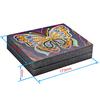 Special-shaped Diamond Painting DIY Butterfly Resin Jewelry Box Containers Desktop Decorative Storage Organizer Case Dropship