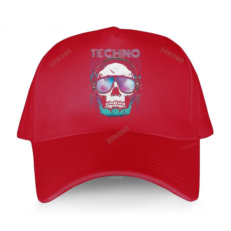 Модный бренд Бейсболки sunmmer Snapback Hat унисекс Awesome Techno Music Skull Head Взрослые новейшие кепки для гольфа Дышащие шапки