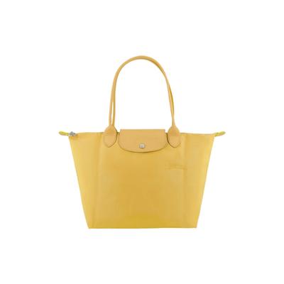 Le Pliage Green 28 Однотонная Сумка-пельмень из Нейлона с Вышитым Логотипом, Клапан на Молнии, Сумка-тоут, Сумка через плечо, Средний Размер, Женские сумки L2605919A81