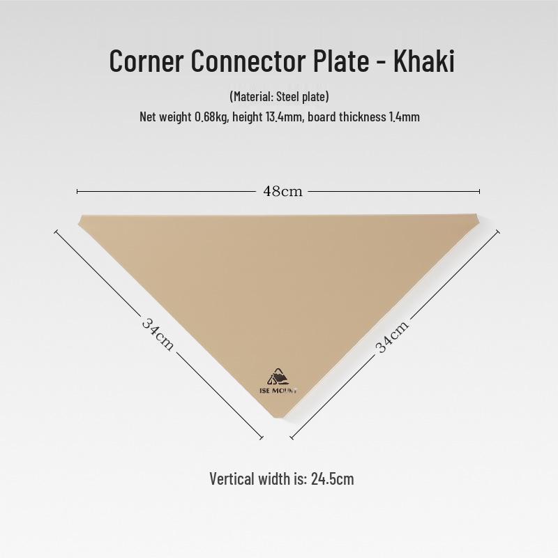 Outdoor Tabletop BBQ Connector Plate for Camping Tables