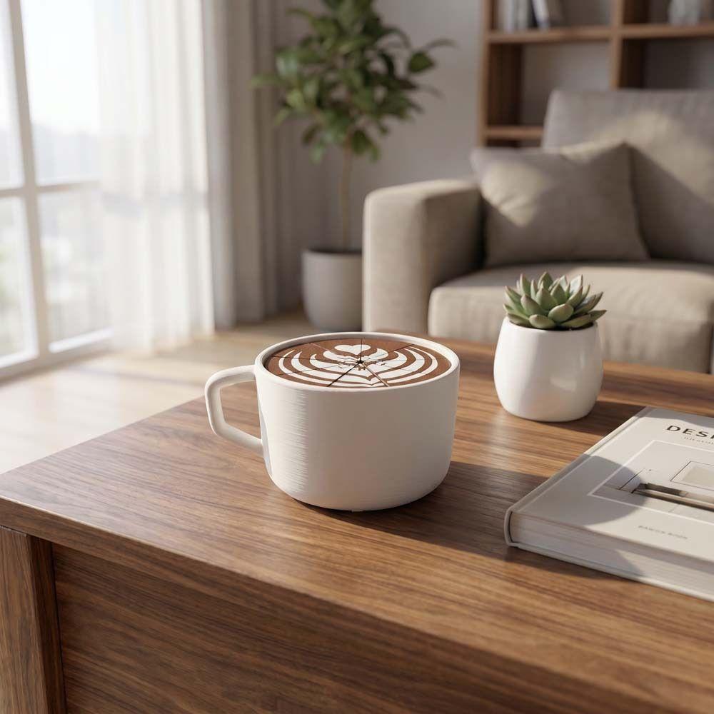 Realistic Design 3D Printed Coffee Spill Fidget Coffee Cup Sensory Toy Gifts For Friends