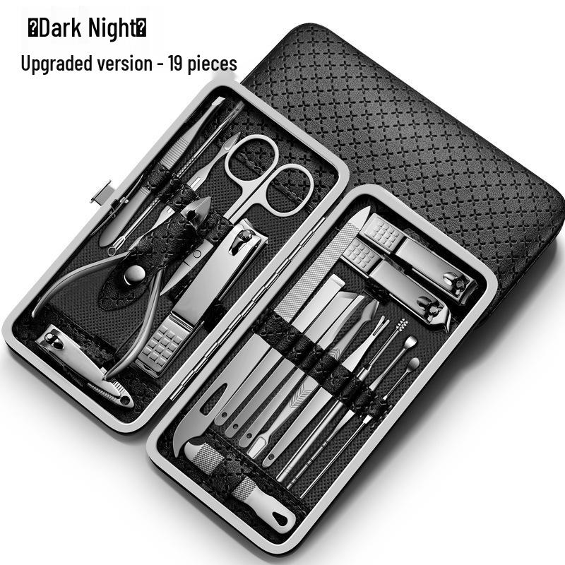 Премиальный набор кусачек для ногтей, устойчивый к смазыванию и брызгам, для мужчин и женщин