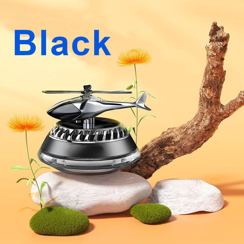 Вертолет на солнечной энергии, установленный на автомобиле, духи, черная технология, вращающийся автомобиль, сиденье для ароматерапии, украшение на центральной консоли, диффузор