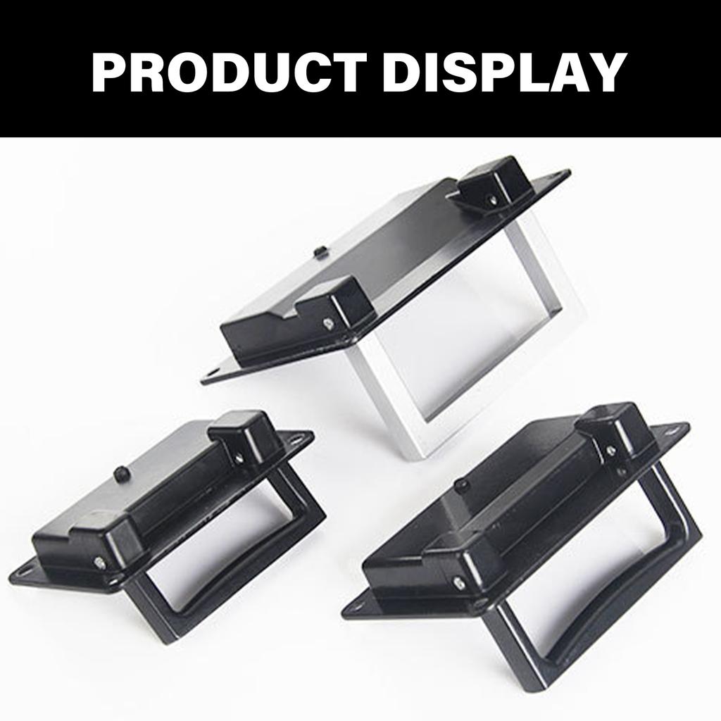 Складная ручка из цинкового сплава, утопленная ручка, современная мебельная ручка, фурнитура для кухонных шкафов, дверная ручка, прочная