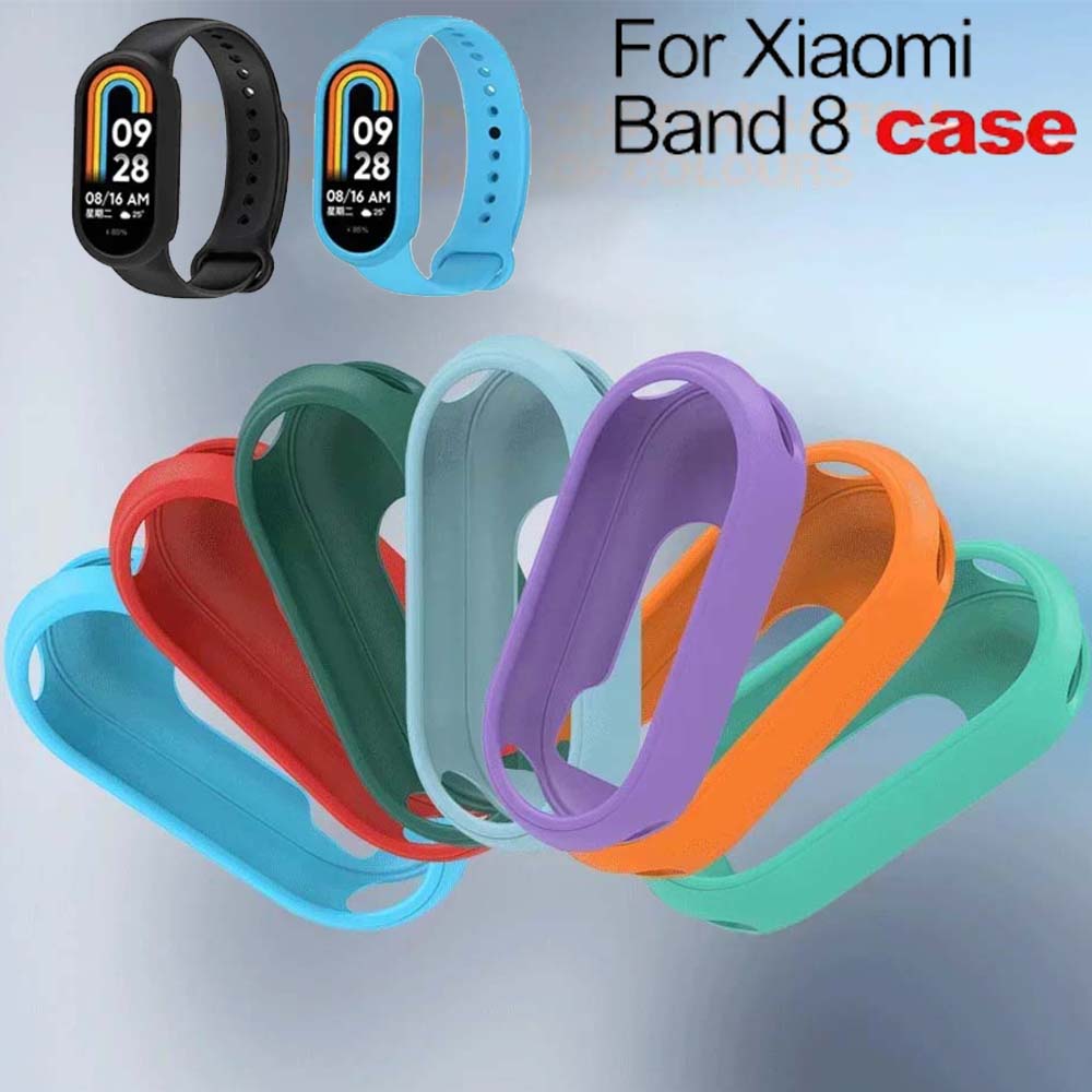 Чехол для часов из ТПУ-силикона для Xiaomi Band 8 9, Защитный корпус для Xiaomi Band 8, Чехол для умного браслета Mi Band8, Аксессуары для Mi Band8