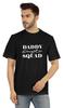 Mens Graphic Printed T-shirt   Daddy Daughter Squad   Tshirt Crew Neck Tee For Fathers