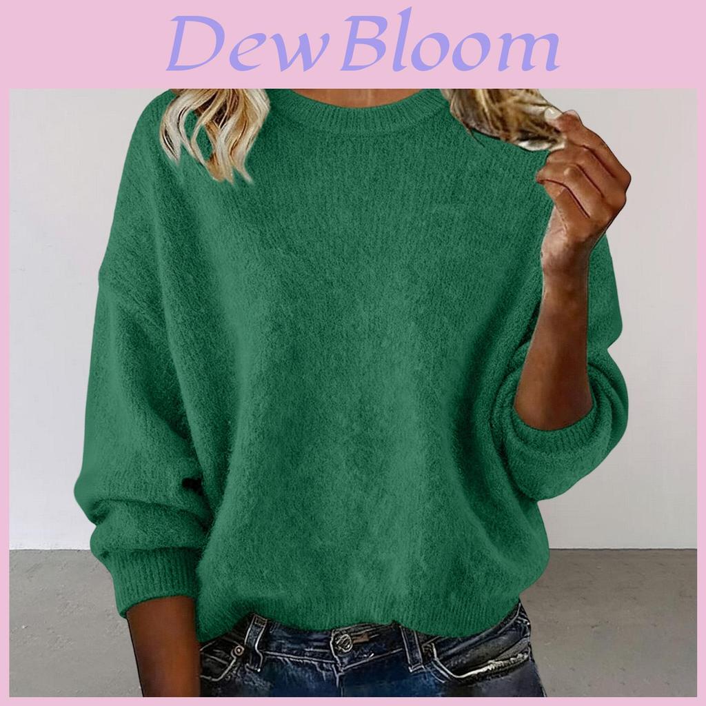 Cozy Girl Pullover Sweater With Polyester Blend For Casual Winter Wear