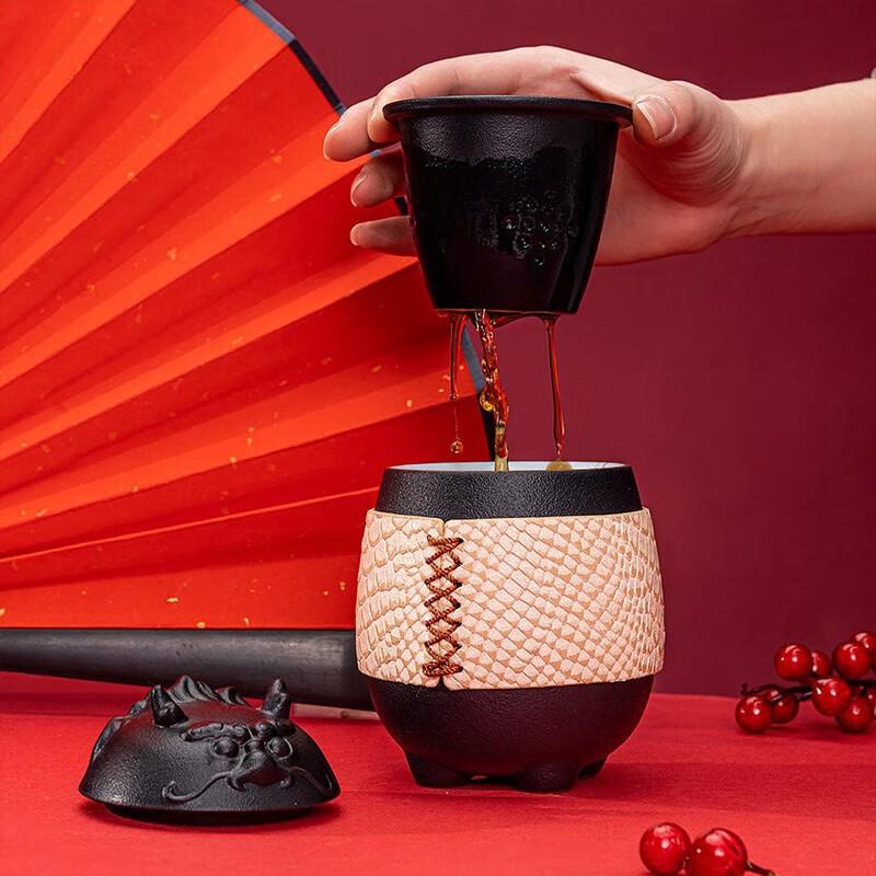 Forbidden City Ceramic Tea Infuser Mug