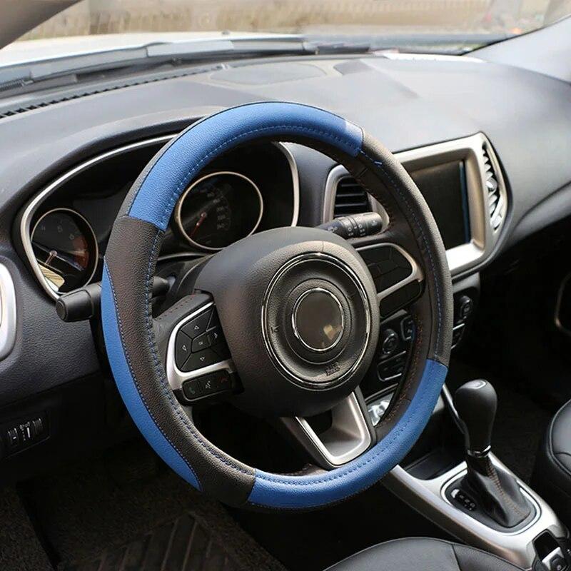My Good Car из искусственной кожи, защитный чехол на руль автомобиля, чехлы на руль для Jeep Renegade 2015 2016 2017 Compass 2017 2018