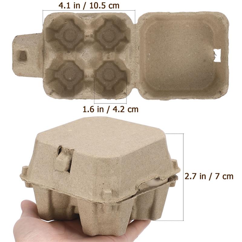 10 шт. 4/6/8 сеток из крафт-целлюлозы органайзеры коробки лотки для хранения контейнер холодильник пустой держатель для курицы