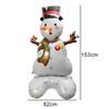 Large Standing Balloons Christmas Theme Santa Claus Xmas Tree Snowman Gingerbread Man Aluminum Film Balloon New Year Party Decor