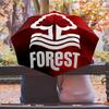 Зонт Forest F.C. с автоматическим открытием/закрытием и 8 ребрами, прочный, компактный, для путешествий и улицы