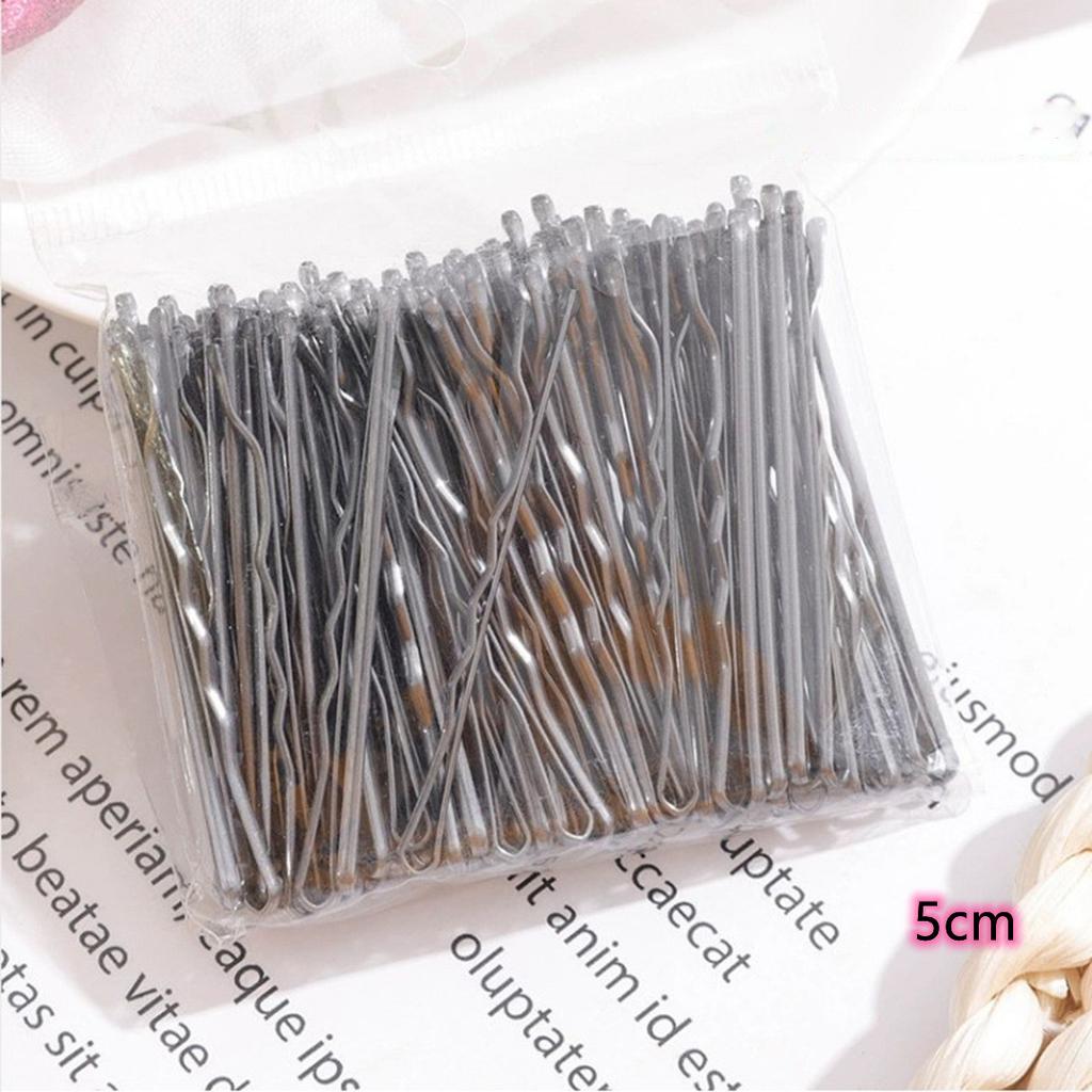 10-100pcs/set Korean Multifunctional Hair Accessories Multicolor One-word Clip Metal Hairpin Girl Hair Accessories