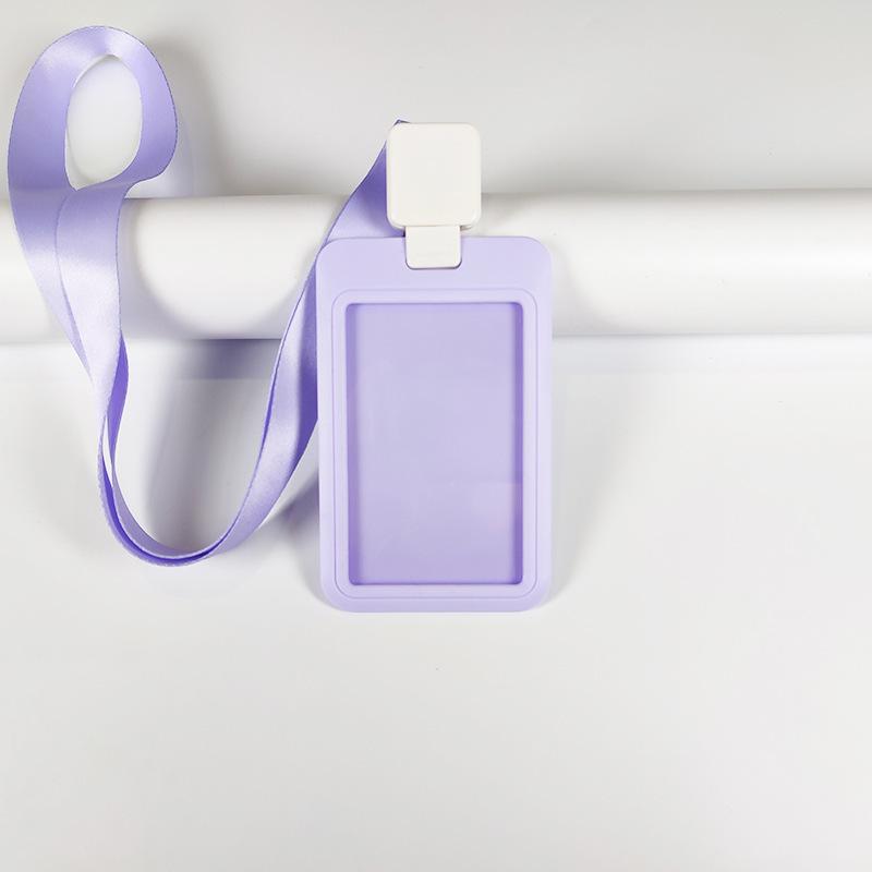 Student Campus ID and Access Card Holder for Bus, Meal, Room Cards - Hard Shell, Custom Printing Available.