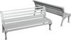 Набор из смолы Spallach Scale Парковые скамейки SPU16872 1/72 (Набор 2) (Модель пейзажа)