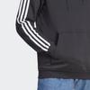 Adidas Худи Essentials Fleece с тремя полосками Мужские худи Черный IB4028