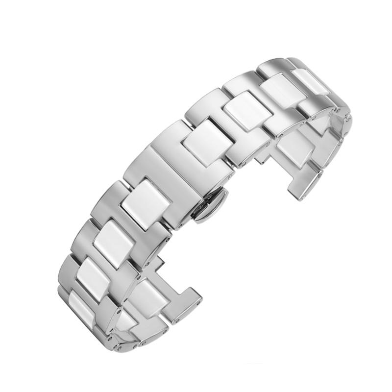 Классический высококачественный керамический ремешок для часов GC MK, модный керамический браслет с насечками для Folli Follie 20*11 мм 18*10 мм 16*8 мм