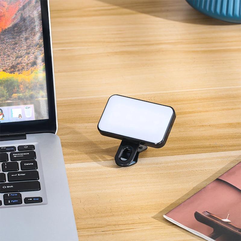 Перезаряжаемый светодиодный кольцевой свет для селфи, портативный 5V USB, для прямой трансляции, теплый/белый, для смартфона, макияжа, для/компьютера, для фотосъемки одежды