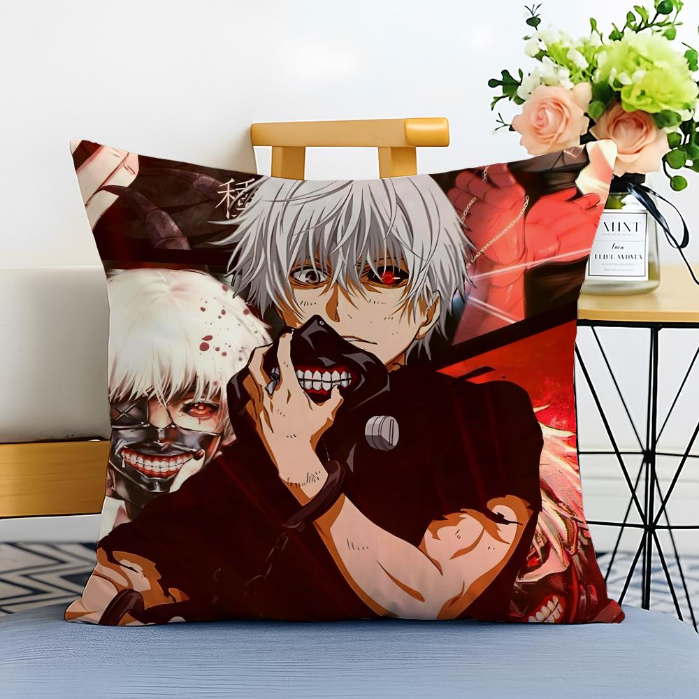 Tokyo Ghoul Наволочка Стираемая Льняная Наволочка Мягкая для Дивана Кровати Уютный Декор Домашней Комнаты