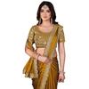 Women's Elegant Designer Sarees Premium Rangoli Fabric with Embellished Border, Lightweight and Stylish Ethnic Wear - Perfect for Parties,