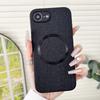 For iPhone 16e Case Drop-Proof TPU+Cloth Back Phone Cover Compatible with MagSafe