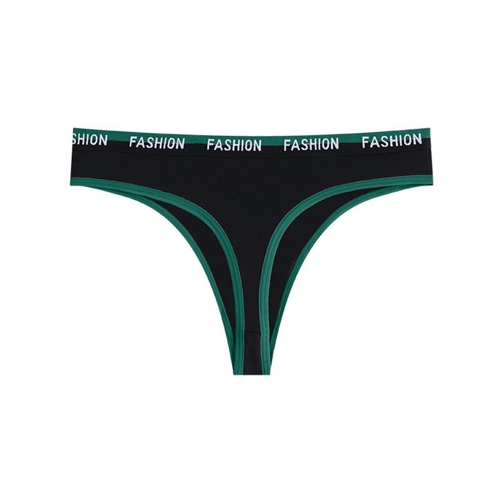 Women's Sports And Fitness Breathable Letter Seamless Low Waist Underwear