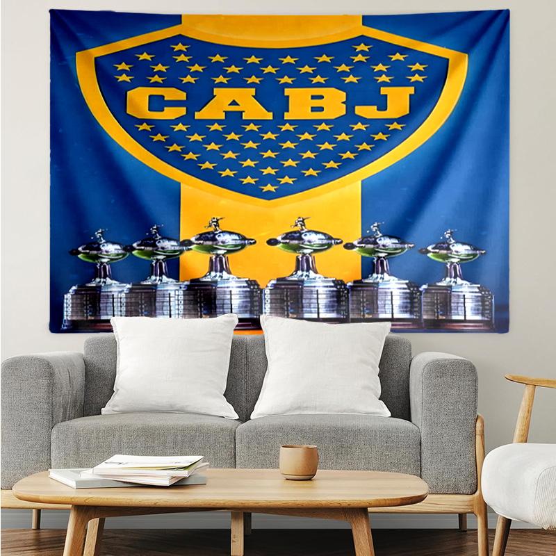 Boca Juniors Crest Tapestry Hanging for Bedroom,Livingroom, Playroom,Decor Art Room Wall Tapestry Holiday and Birthday Gifts