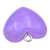 Glittering Heart Charm Heart Beads Sparkling Heart Accessories Resin Material Heart Charm Heart Pendant for DIY Jewelry