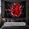 Custom Name Text Tapestry,Middlesbrough FC Decorative Wall Hanging, Background Tapestry For Home Bedroom