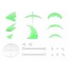 30MM Customized Effect (Slashing Image Ver.) Green Plastic Model