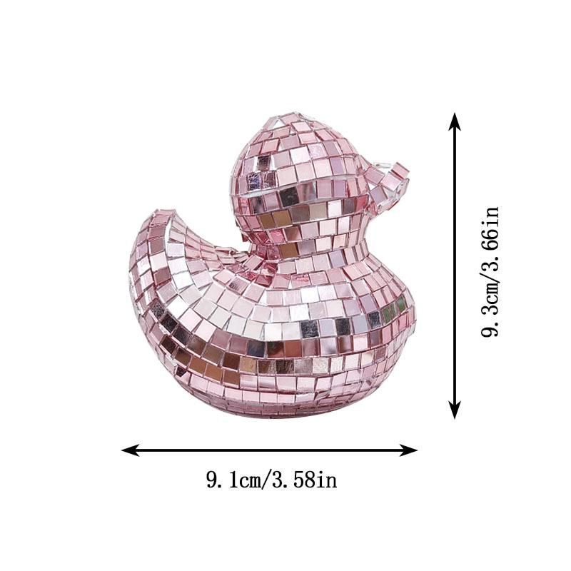 Креативное зеркальное украшение «Диско-утка» для домашнего декора