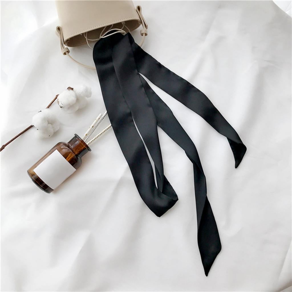 Silk Feeling Scarf for Women Skinny Belt Necktie Neck Scarf Girls Photo Props Neckerchief Skinny Scarf Necktie