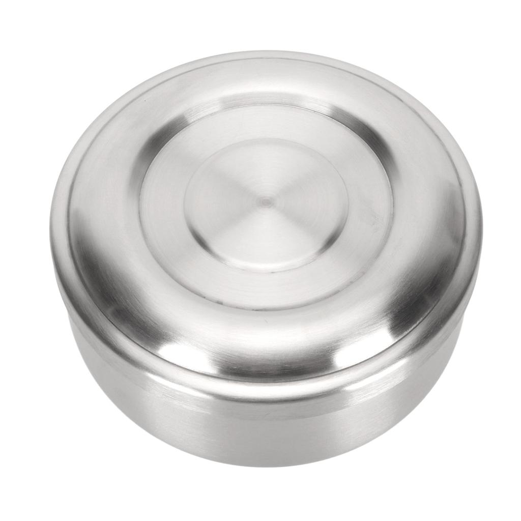 Чаша для бритья бороды Удобное касание Нескользящая Нержавеющая сталь Прочная Стильный вид Чаша для маски для лица с крышкой для дома