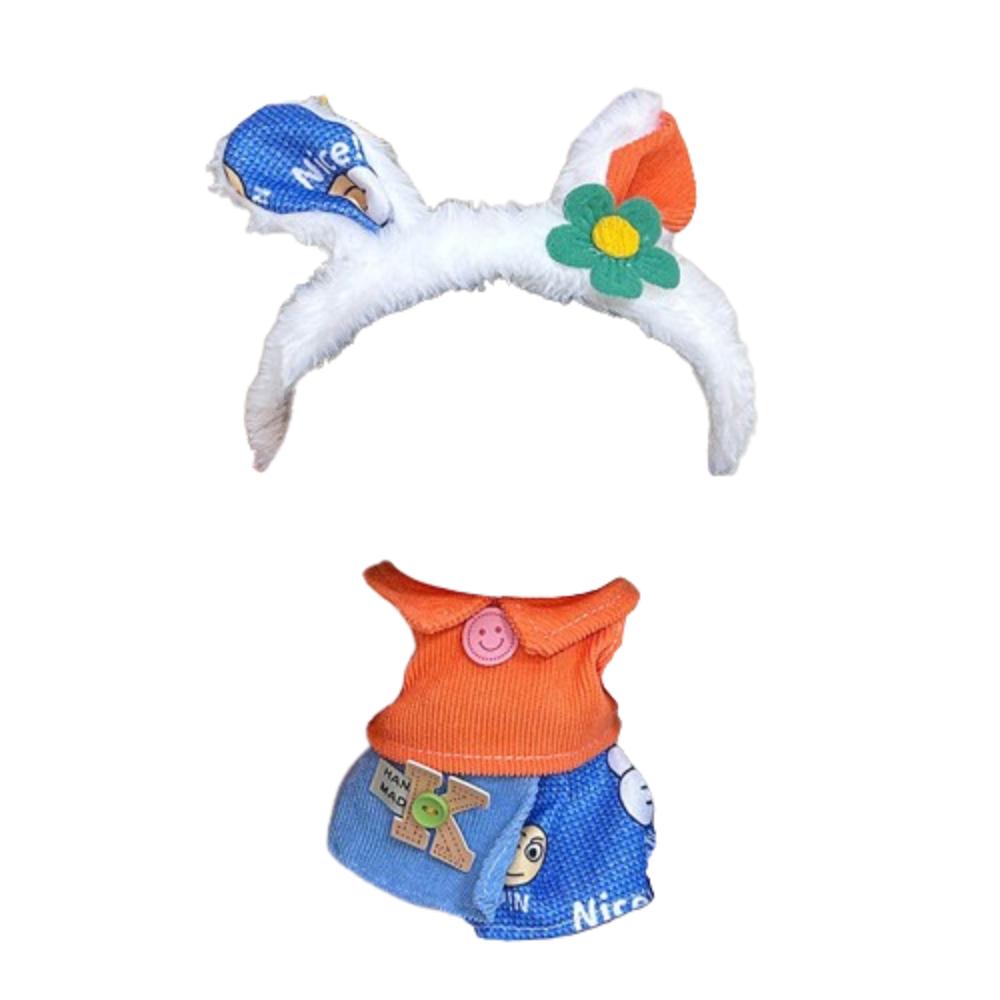 Toy Accessories 20cm Cotton Doll Clothes Dress Up 20cm Doll Skirt Clothes  Cotton Doll Accessories