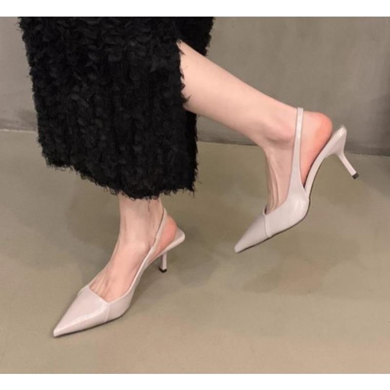 Мода Новые Сексуальные Бренд Острый Носок Тонкий Высокий Каблук Женщины Полые Элегантные Офисные Туфли Патентная Кожа Классические Дизайнерские Сандалии Женские Туфли-Лодочки