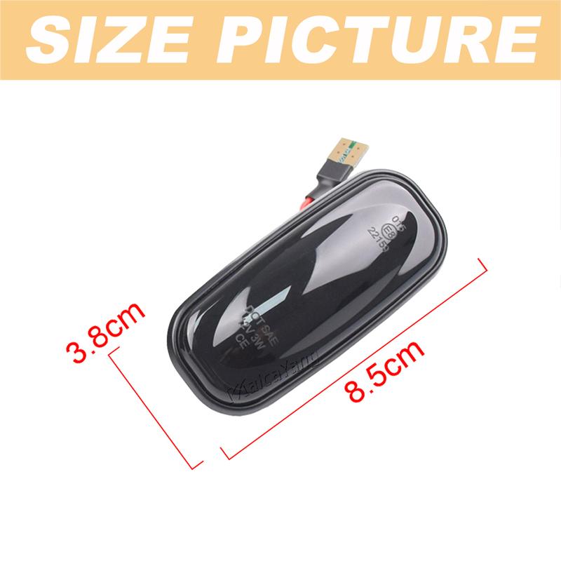 1Pair Premium Quality LED Dynamic Turn Signal Light For Land Rover Discovery 2 Defender Freelander 1