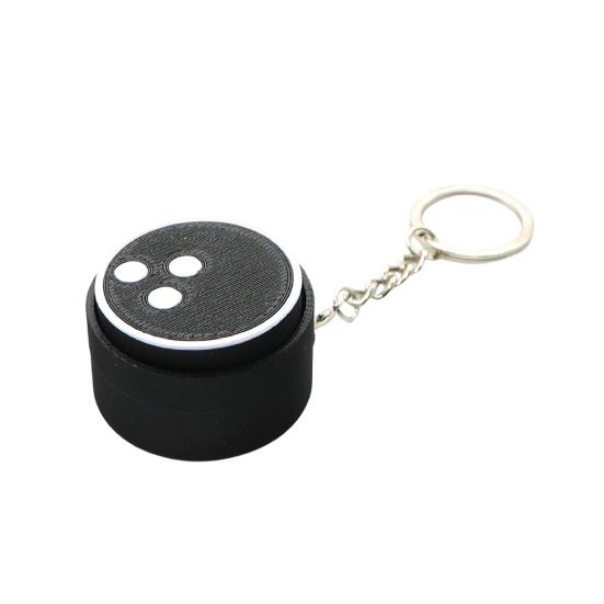 Keychain Pendant 3D Printing Precision Texture Football Basketball Tennis Sport Themed Key Chain Stress Relief