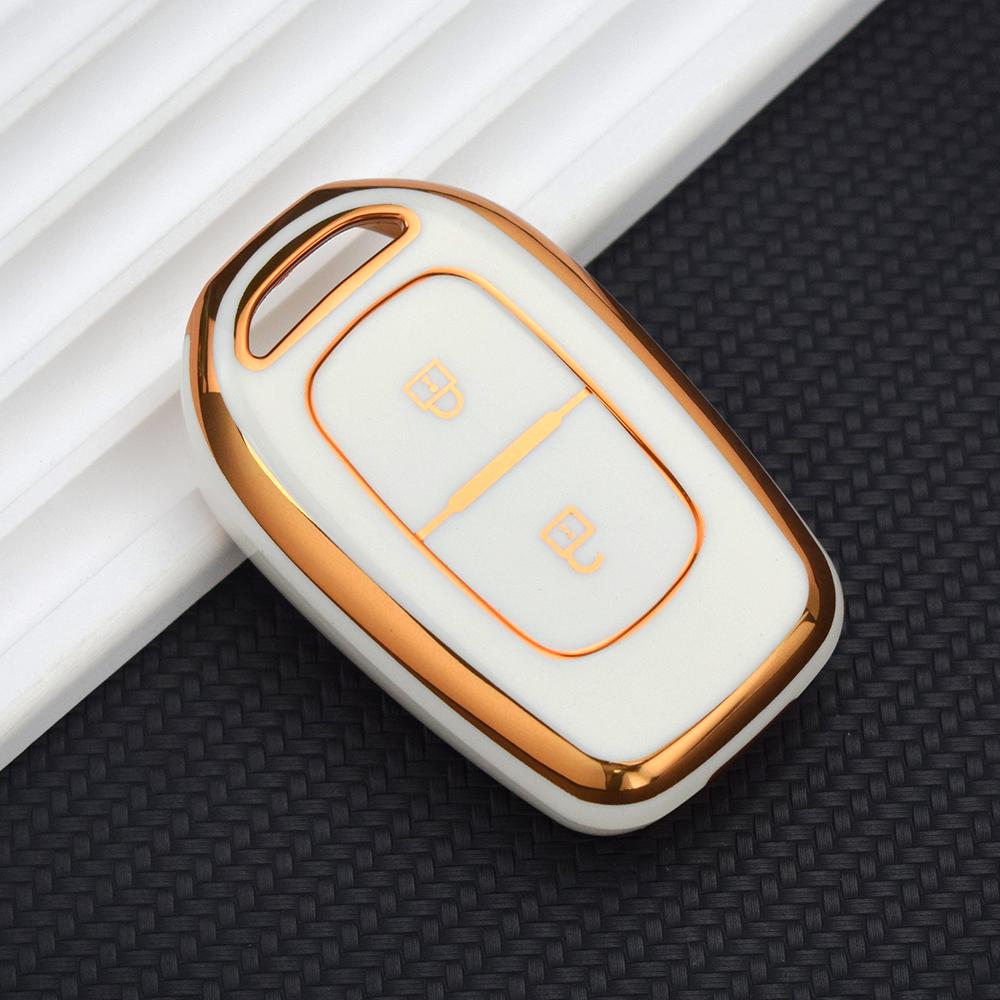 Чехол для ключа автомобиля из ТПУ с 2 3 кнопками, чехол-брелок для Renault Kwid Traffic символ для Dacia Sandero Logan Duster 2016 2017 2018