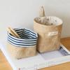 Декор для дома Корзина для игрушек Органайзер Корзина для хранения Подвесной карман Льняная сумка для хранения Коробка для хранения