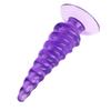 Силиконовая анальная пробка, Анальная игрушка с резьбой и кольцом-pull-bead, Необычной формы, для мужчин и женщин - - Игрушка, Для взрослых - Игрушка.