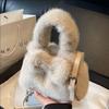 Plush Bag Autumn and Winter 2025 New Fashion Messenger Bag Women's Premium Feeling Fluff Portable Bucket Bag