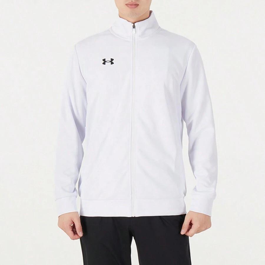 Under Armour Тренировочная спортивная куртка с вязаным воротником и логотипом Мужские куртки белые 21500437-100