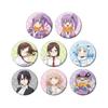 Anime "Ninja and Hitman's Two-Person Life" Trading Badges Box of 8